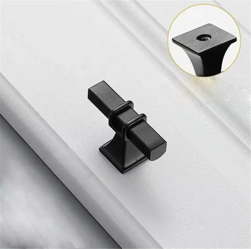 JAYA Modern Simple Zinc Alloy Handle Cabinet Wardrobe Door Light Luxury New Single-Hole Hardware  Handle
