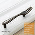JAYA Modern Simple, Zinc Alloy Handle New Style Knife and Fork Creativity Handle Cabinet Drawer , Kitchen Handle Door Knob