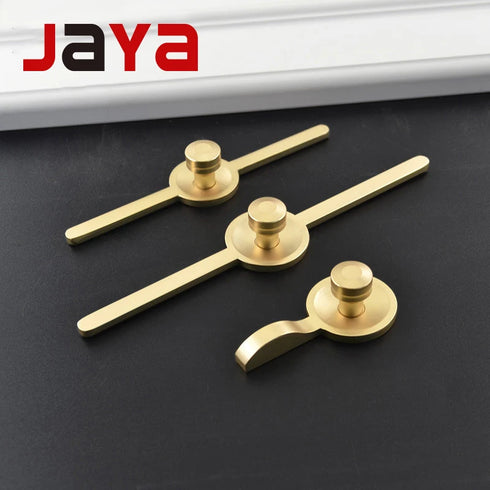 JAYA Modern Simple Zinc Single Hole Small Handle Hardware New Cabinet Door Long Handle Antique Drawer Furniture
