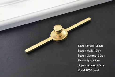 JAYA Modern Simple Zinc Single Hole Small Handle Hardware New Cabinet Door Long Handle Antique Drawer Furniture