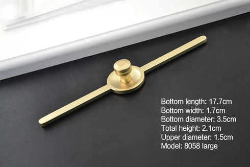JAYA Modern Simple Zinc Single Hole Small Handle Hardware New Cabinet Door Long Handle Antique Drawer Furniture