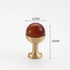 JAYA Modern Single Hole Brass Door Handle Wholesale Natural Stone Brass Knobs for Wine Cabinet Shoe Cabinet Small Drawer Knobs