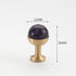 JAYA Modern Single Hole Brass Door Handle Wholesale Natural Stone Brass Knobs for Wine Cabinet Shoe Cabinet Small Drawer Knobs