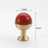 JAYA Modern Single Hole Brass Door Handle Wholesale Natural Stone Brass Knobs for Wine Cabinet Shoe Cabinet Small Drawer Knobs