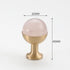 JAYA Modern Single Hole Brass Door Handle Wholesale Natural Stone Brass Knobs for Wine Cabinet Shoe Cabinet Small Drawer Knobs