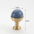 JAYA Modern Single Hole Brass Door Handle Wholesale Natural Stone Brass Knobs for Wine Cabinet Shoe Cabinet Small Drawer Knobs