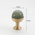 JAYA Modern Single Hole Brass Door Handle Wholesale Natural Stone Brass Knobs for Wine Cabinet Shoe Cabinet Small Drawer Knobs
