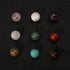 JAYA Modern Single Hole Kitchen Cabinet Knobs Hot Sale Unique Design Drawer Decorative Zinc Alloy & Marble Handle Knobs
