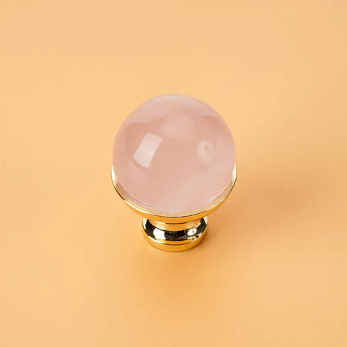 JAYA Modern Single Hole Kitchen Cabinet Knobs Hot Sale Unique Design Drawer Decorative Zinc Alloy & Marble Handle Knobs