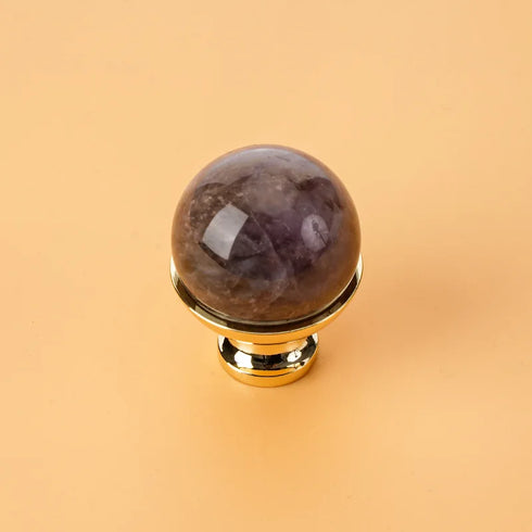 JAYA Modern Single Hole Kitchen Cabinet Knobs Hot Sale Unique Design Drawer Decorative Zinc Alloy & Marble Handle Knobs
