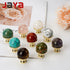 JAYA Modern Single Hole Kitchen Cabinet Knobs Hot Sale Unique Design Drawer Decorative Zinc Alloy & Marble Handle Knobs
