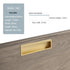 JAYA Modern Sliding Door Installation Cupboard Handles Sliding Door Slotted Embedded and Clasped Cabinet Door Handle