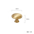 JAYA Modern Style All-Copper Door Drawer Wardrobe Handle Brass Matte Brushed Gold Luxury Lighting Furniture Door Handle