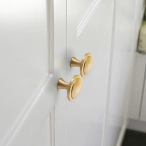 JAYA Modern Style All-Copper Door Drawer Wardrobe Handle Brass Matte Brushed Gold Luxury Lighting Furniture Door Handle