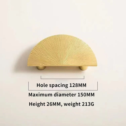 JAYA Modern Style Luxury Golden Brass Classic Brass Copper Hardware Furniture Drawer Cupboard Pull Furniture Door Handle