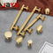 JAYA Modern Style Luxury Golden Brass Classic Brass Copper Hardware Furniture Drawer Cupboard Pull Knobs Kitchen Cabinet Handle