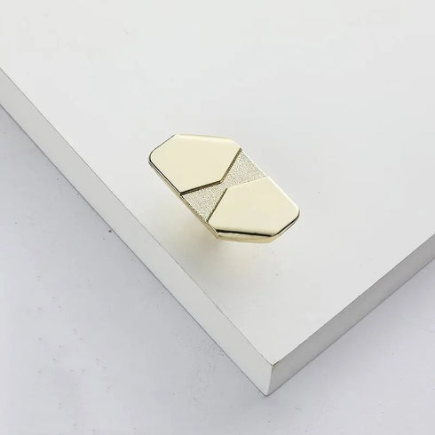 JAYA Modern Style Luxury Golden Brass Classic Hardware Furniture Drawer Cupboard Pull Knobs Kitchen Cabinet Handle