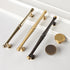 JAYA Modern Style Luxury Golden Brass Classic Hardware Furniture Drawer Cupboard Pull Knobs Kitchen Cabinet Handle