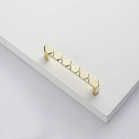 JAYA Modern Style Luxury Golden Brass Classic Hardware Furniture Drawer Cupboard Pull Knobs Kitchen Cabinet Handle