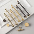 JAYA Modern Style Luxury Golden Brass Classic Hardware Furniture Drawer Cupboard Pull Knobs Kitchen Cabinet Handle