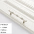 JAYA Modern minimalist creative drawer furniture zinc alloy antique bamboo handle knob