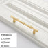 JAYA Modern minimalist creative drawer furniture zinc alloy antique bamboo handle knob