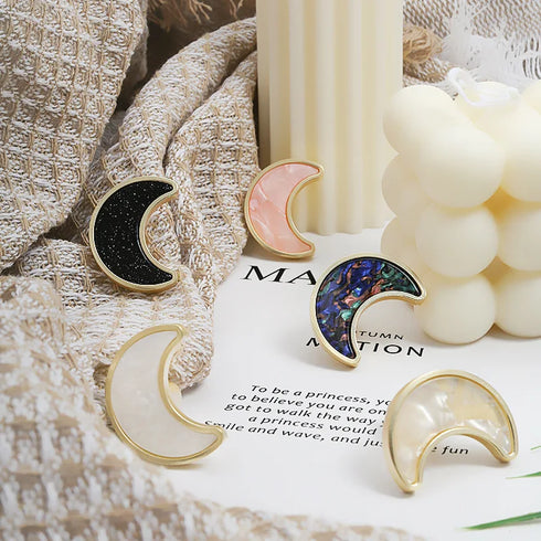 JAYA Moon Shape Zinc Alloy Handles Knobs for Children's Room Bedroom Outdoor Cabinet & Dresser Door Drawer Handle Knobs