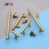 JAYA Multi Size Gold Indoor Door Handle Brass Door Brass Handles Knob Solid  Cabinet Handles Pull