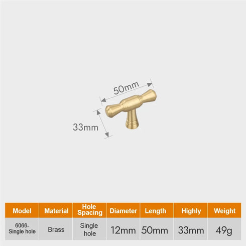 JAYA Multi Size Gold Indoor Door Handle Brass Door Brass Handles Knob Solid  Cabinet Handles Pull