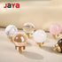 JAYA Natural Door Knob Stone Marble Brass Cabinet Drawer Knobs Cupboard Dresser Drawer Pulls Handles Knobs Furniture Door Handle