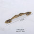 JAYA  New Chinese Style Wardrobe Door Brass Handle European Style Bronze Window Handle Drawer Hardware Handle