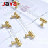 JAYA New Design Brass Acrylic Twisted Pattern Furniture  Door Handle Brass Wardrobe Drawer Pulls Handle Knobs