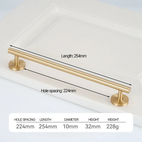 JAYA New Design Brass solid European style handle cabinet wardrobe cabinet Furniture door handle