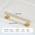JAYA New Design Brass solid European style handle cabinet wardrobe cabinet Furniture door handle