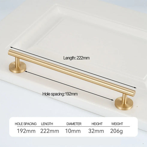 JAYA New Design Brass solid European style handle cabinet wardrobe cabinet Furniture door handle