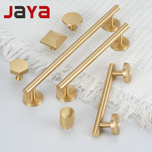 JAYA New Design Brass solid European style handle cabinet wardrobe cabinet Furniture door handle