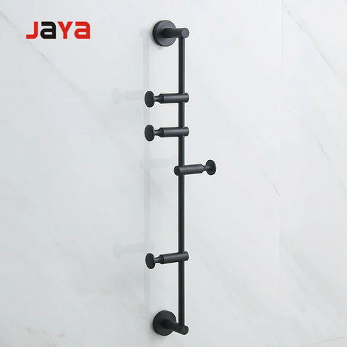 JAYA Nordic Brass Hook Brushed Gold Rotating Coat Hook Wall Hanging Storage Rack Toilet Hanging Rod Hook