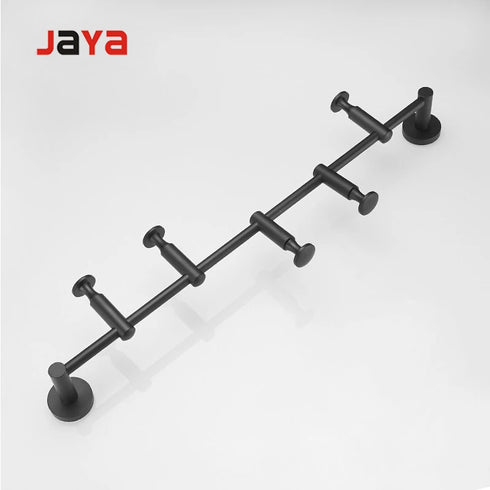 JAYA Nordic Brass Hook Brushed Gold Rotating Coat Hook Wall Hanging Storage Rack Toilet Hanging Rod Hook
