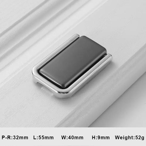 JAYA Nordic Cabinet  Drawer Cabinet Hidden Buckle Handle Invisible Cabinet Door Handle Exposed Simple No Punching Flat Handle