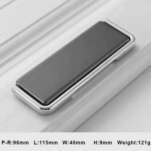 JAYA Nordic Cabinet  Drawer Cabinet Hidden Buckle Handle Invisible Cabinet Door Handle Exposed Simple No Punching Flat Handle