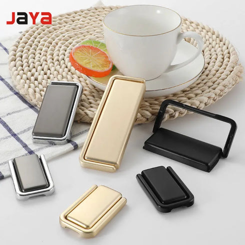 JAYA Nordic Cabinet  Drawer Cabinet Hidden Buckle Handle Invisible Cabinet Door Handle Exposed Simple No Punching Flat Handle
