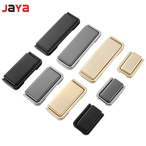 JAYA Nordic Cabinet  Drawer Cabinet Hidden Buckle Handle Invisible Cabinet Door Handle Exposed Simple No Punching Flat Handle
