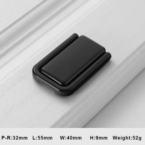 JAYA Nordic Cabinet  Drawer Cabinet Hidden Buckle Handle Invisible Cabinet Door Handle Exposed Simple No Punching Flat Handle