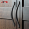 JAYA Nordic minimalist cabinet drawer round  gray solid zinc alloy wardrobe handle