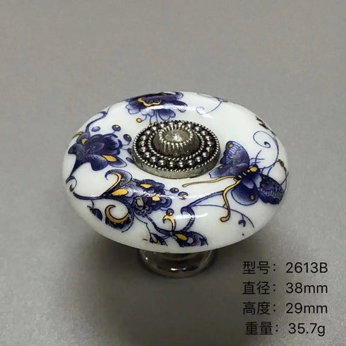 JAYA Pottery and Porcelain Single Hole Children Room Drawer Furniture Hardware Children Ceramic Handle Bedroom Dresser Kitchen