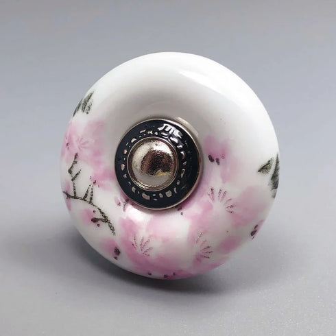 JAYA Pottery and Porcelain Single Hole Children Room Drawer Furniture Hardware Children Ceramic Handle Bedroom Dresser Kitchen