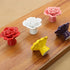 JAYA RED cabinet pulls Rose ceramic handle cartoon European cupboard handles