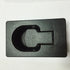 JAYA  Recliner Release Handle Aluminum Alloy Release Handle Switch Round Black Anodized Chrome Seat Recliner Release Handle