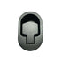 JAYA  Recliner Release Handle Aluminum Alloy Release Handle Switch Round Black Anodized Chrome Seat Recliner Release Handle