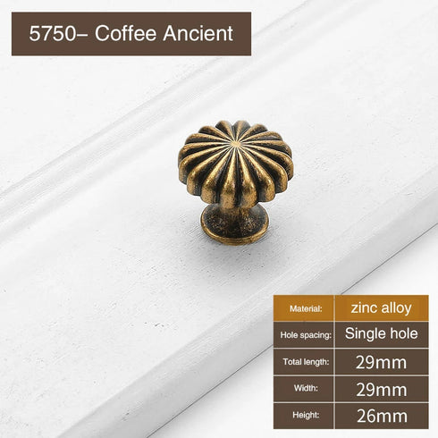 JAYA Retro Cabinet Zinc Alloy Door Handle Bronze Modern Design Personalized Drawer Handle for Shoe Cabinet